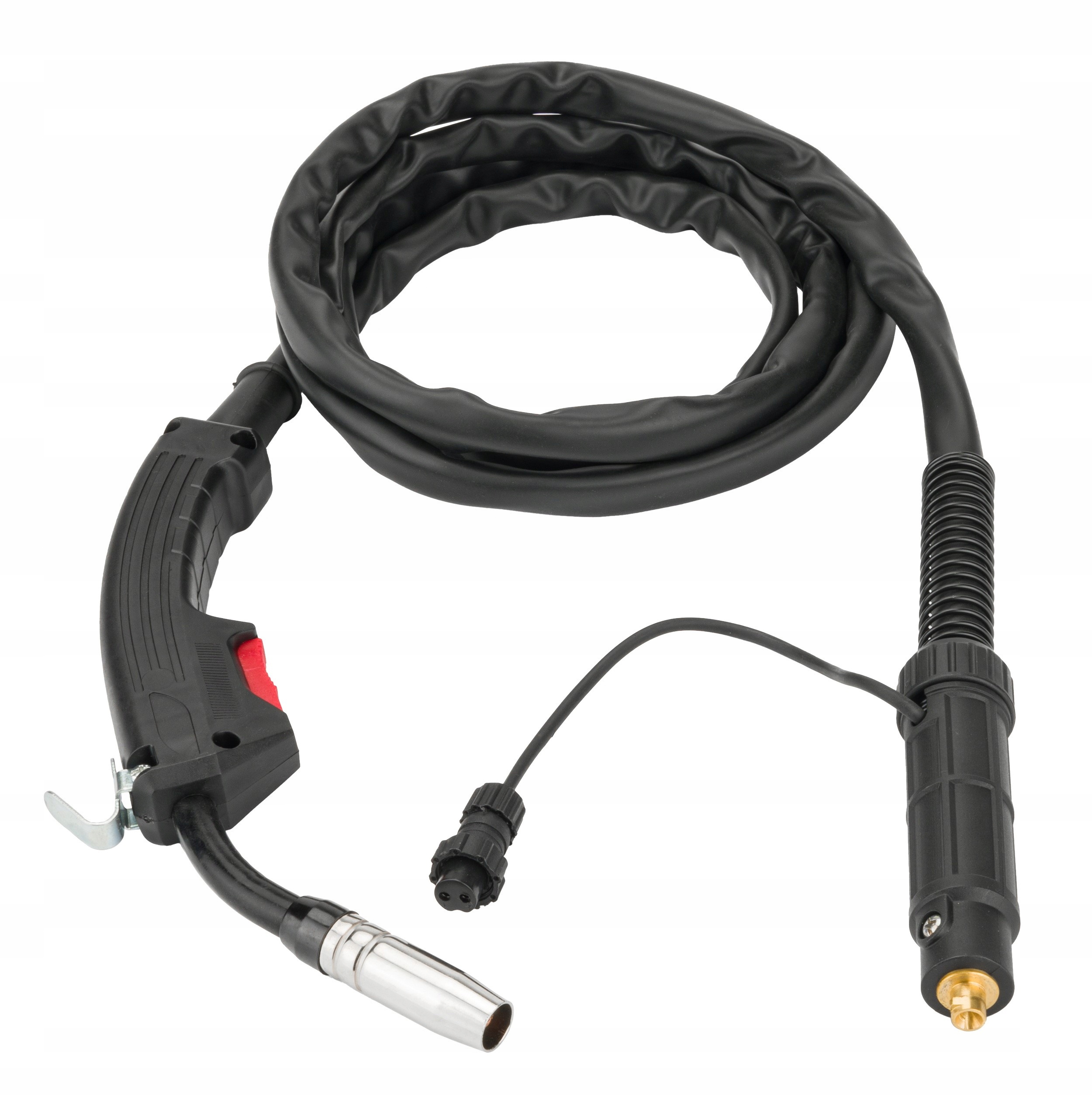 Spawarka Inwertorowa Migomat BEZ BUTLI GAZU MIG MAG MMA FLUX TIG LIFT 2DRUT Długość 290 mm