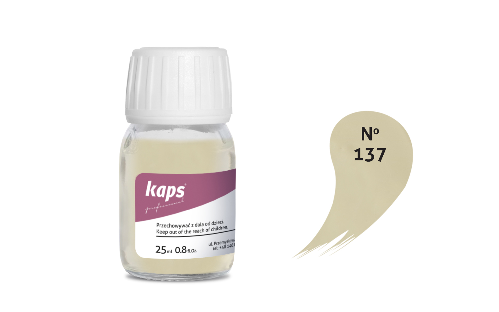 

Farba do skóry naturalnej i syntetycznej Kaps