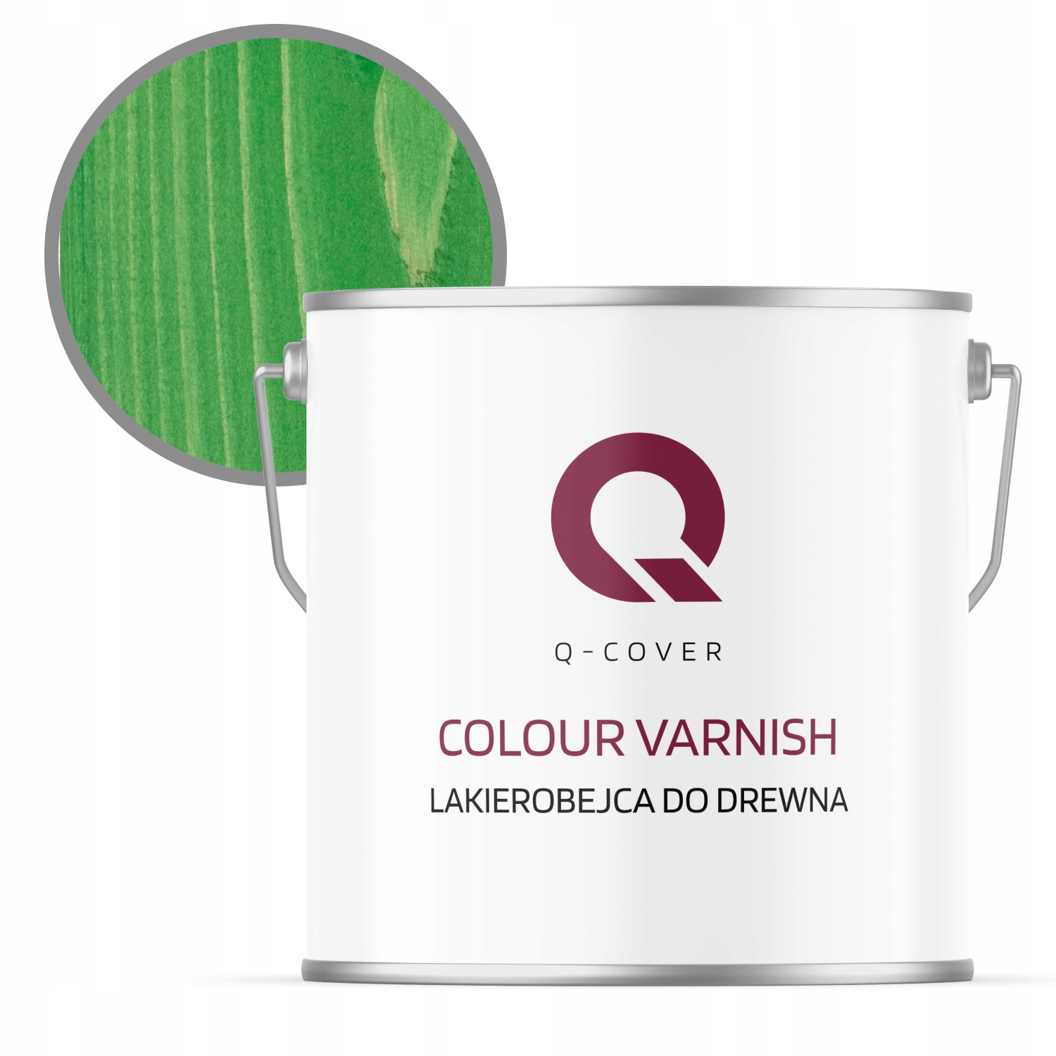 Rýchloschnúca lakovačka na drevo s ochranným povrchom 5 l zelená, mätová, Uv polomatná