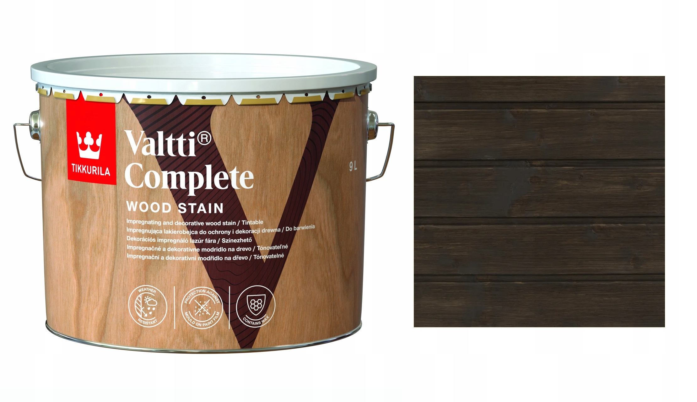 Tikkurila Valtti Complete 9L 218A Velvety Milkcap Lakierobejca Rozpuszczal.