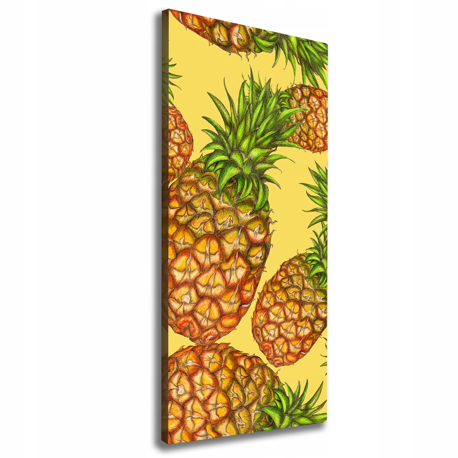 

Nowoczesny obraz canvas na ramie Ananasy 50x125 cm