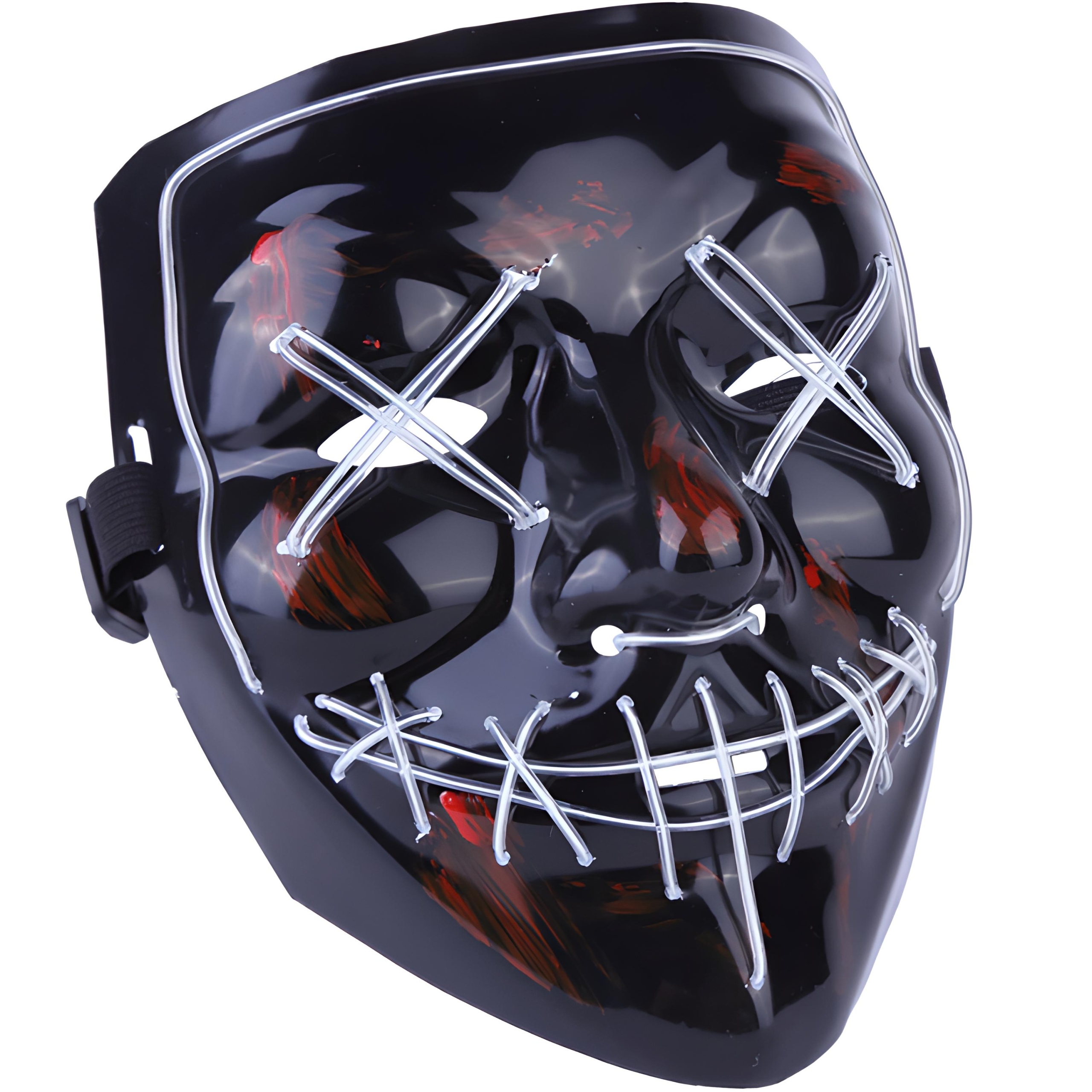 MASKA LED ŚWIECĄCA LEDOWA HALLOWEEN IMPREZA PURGE Kod producenta maska LED