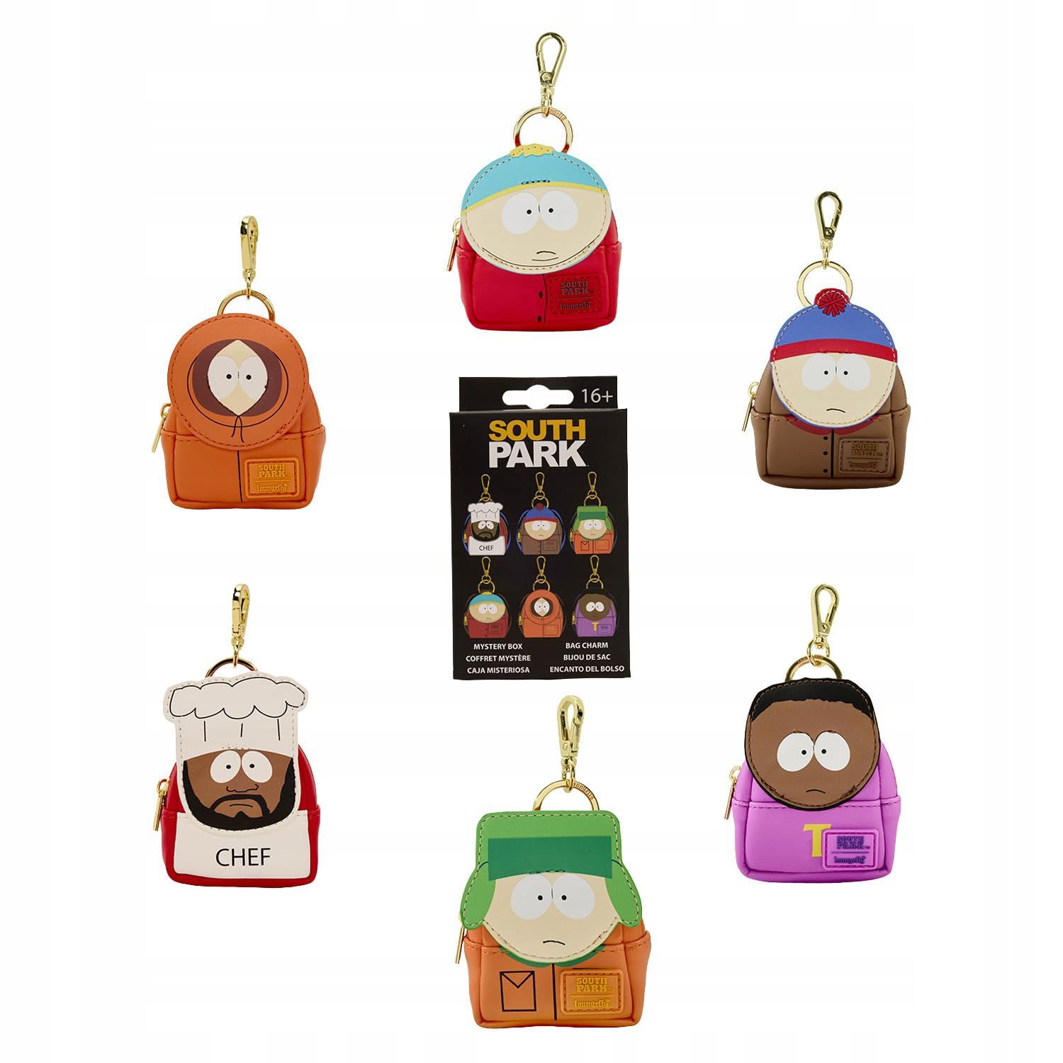 Loungefly: South Park Mystery Mini Backpack Bag Charms Eaches (SPABC0001-EA