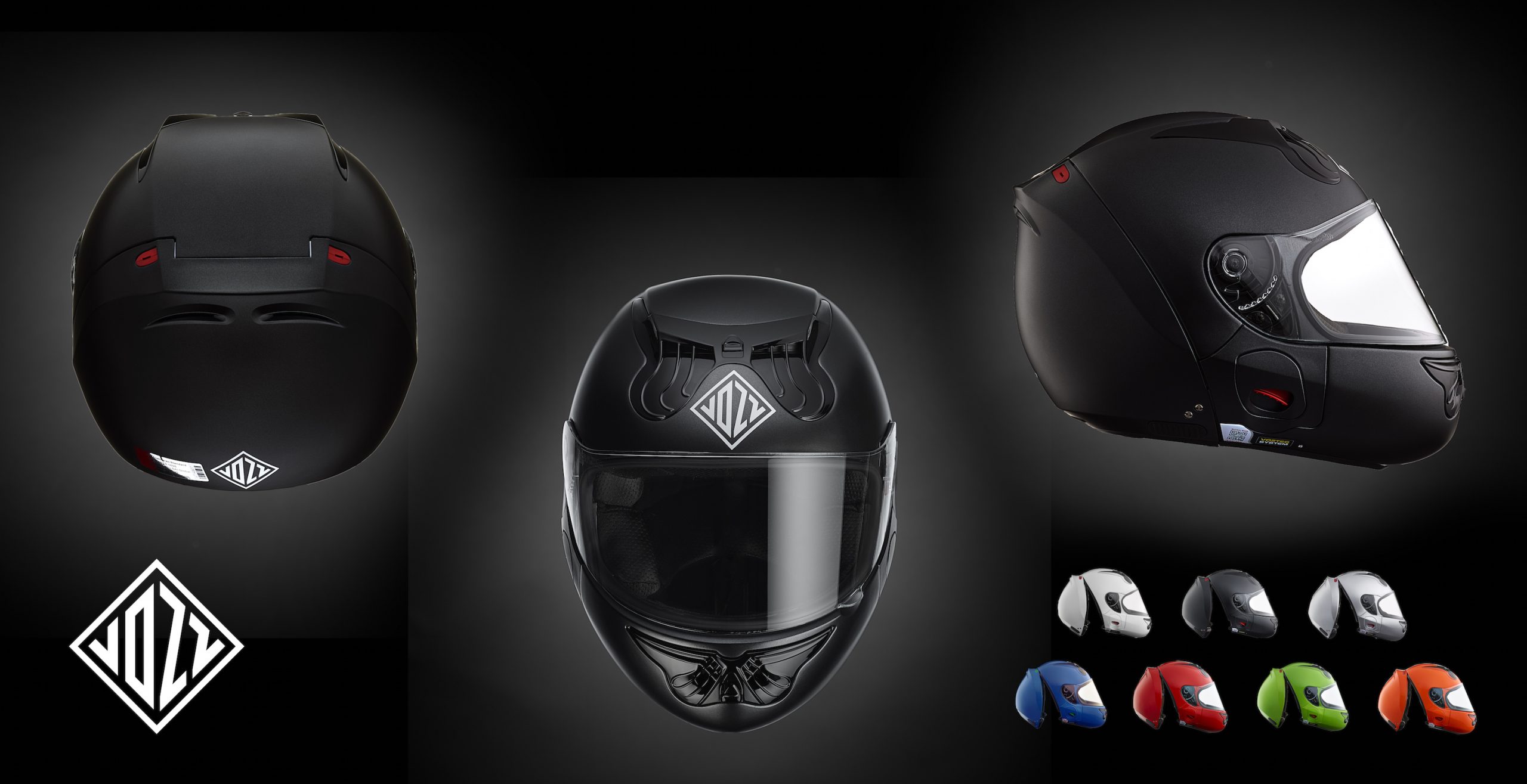 Kask Motocyklowy VOZZ RS1.0 Zielony M Typ Integralne / Pełne