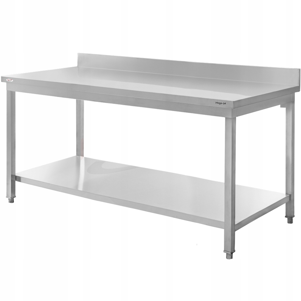Stół roboczy GASTRONOMICZNY z PÓŁKĄ 200x70 ze stali nierdzewnej przyścienny Stan opakowania oryginalne