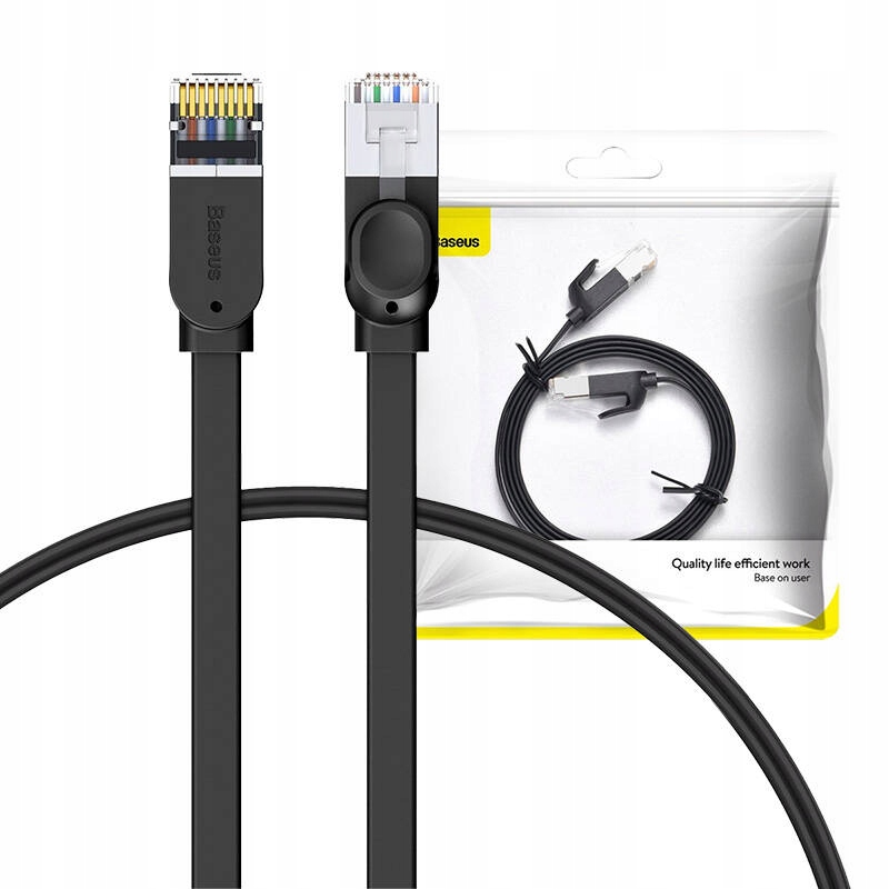 BASEUS KABEL SIECIOWY PRZEWÓD INTERNETOWY LAN ETHERNET RJ45 GIGABIT CAT6 1M