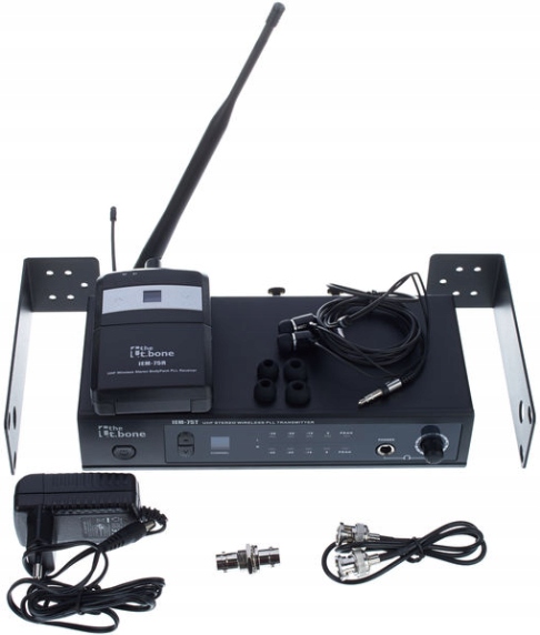 the t.bone IEM 75 bezprzewodowy system dousznego monitoringu UHF "ucho"