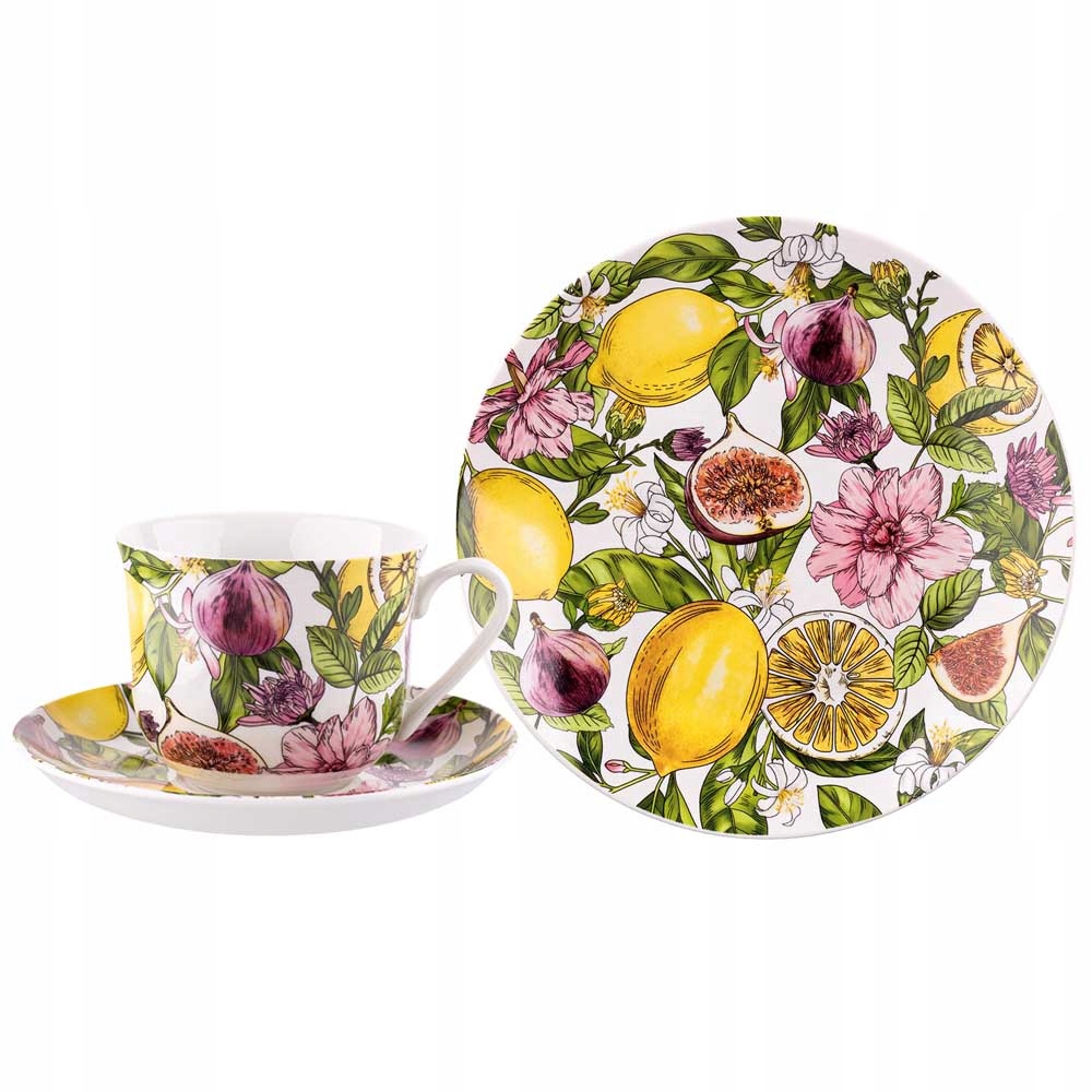 

Filiżanka Ze Spodkiem Talerz Do Ciasta Zestaw 3el