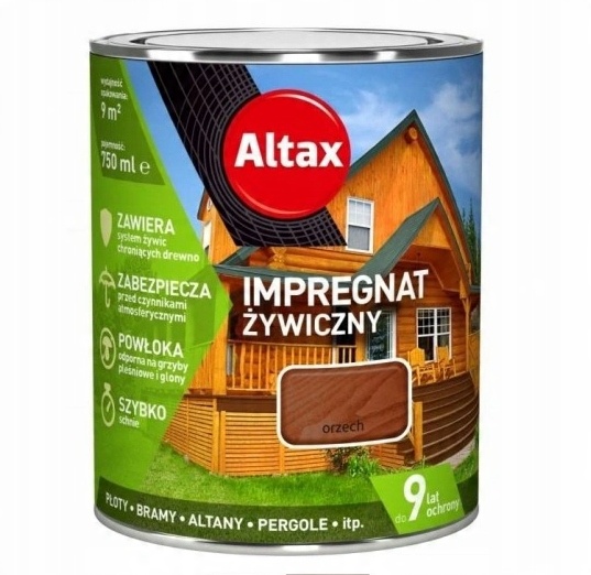 

Altax Impregnat Żywiczny Do Drewna 0,75 Orzech