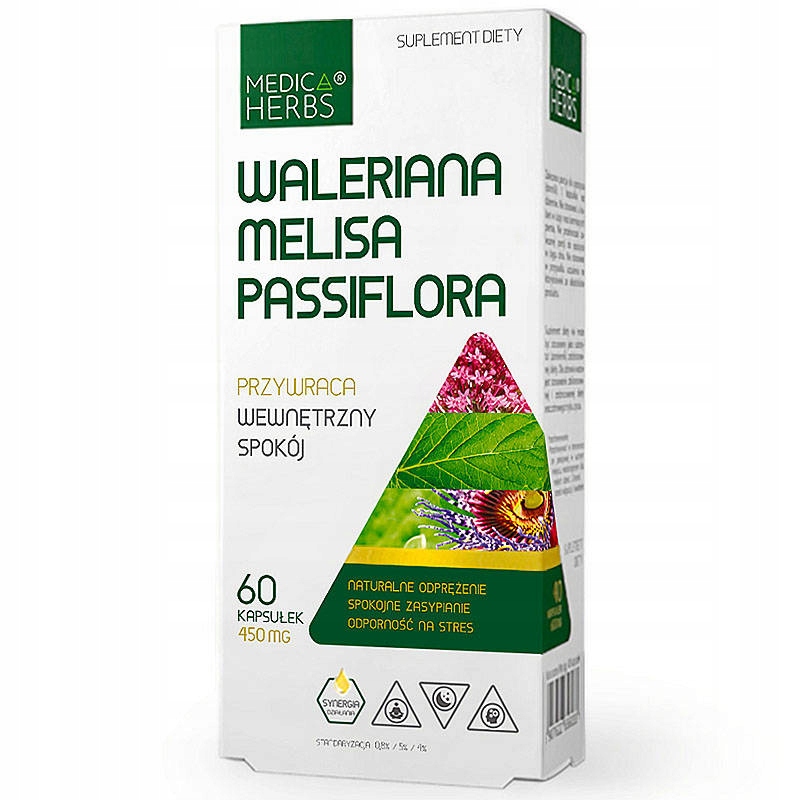 

Waleriana Melisa Passiflora Sen Stres Medica Herbs