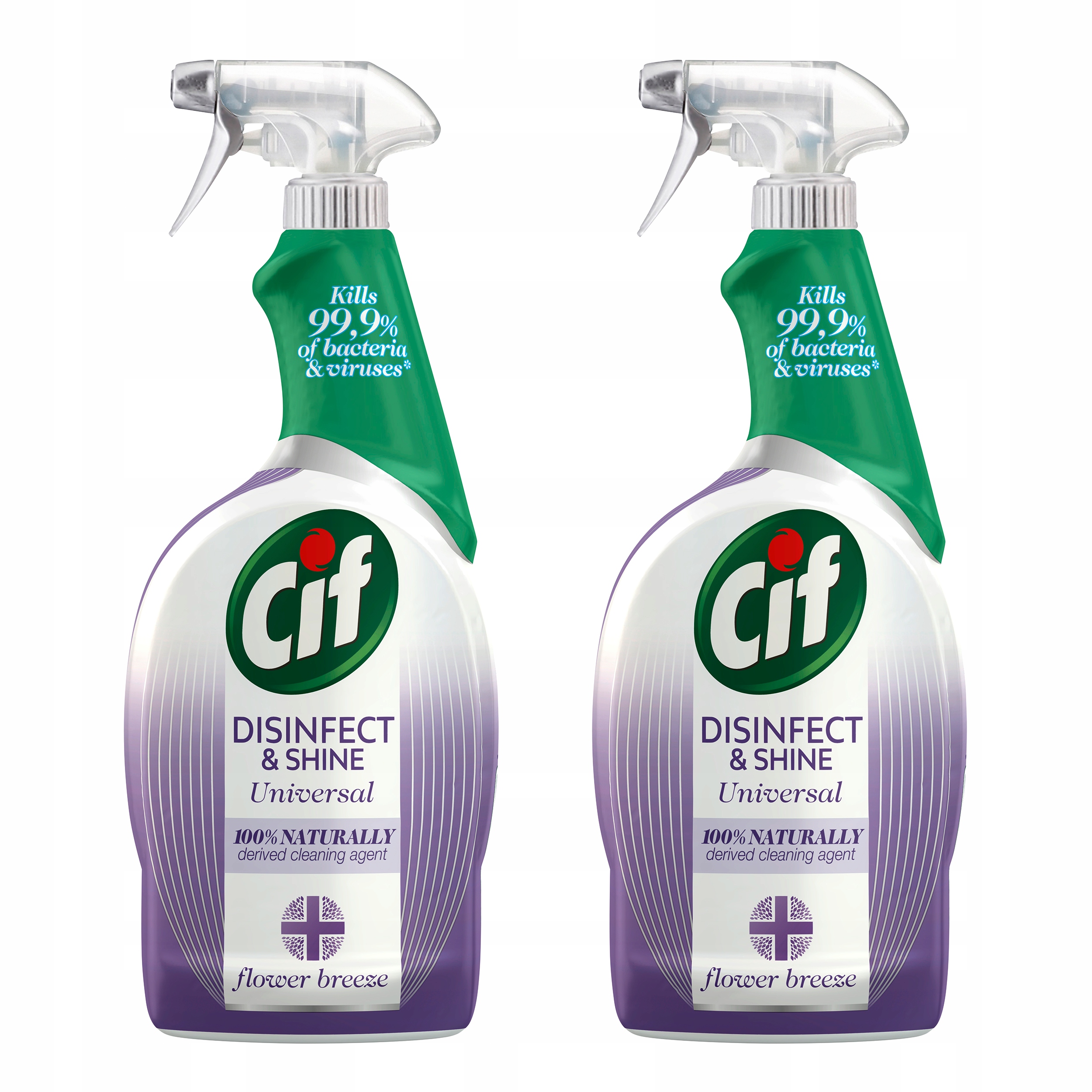 

Cif Disinfect Shine Spray zapachowy Flower 2x750ml