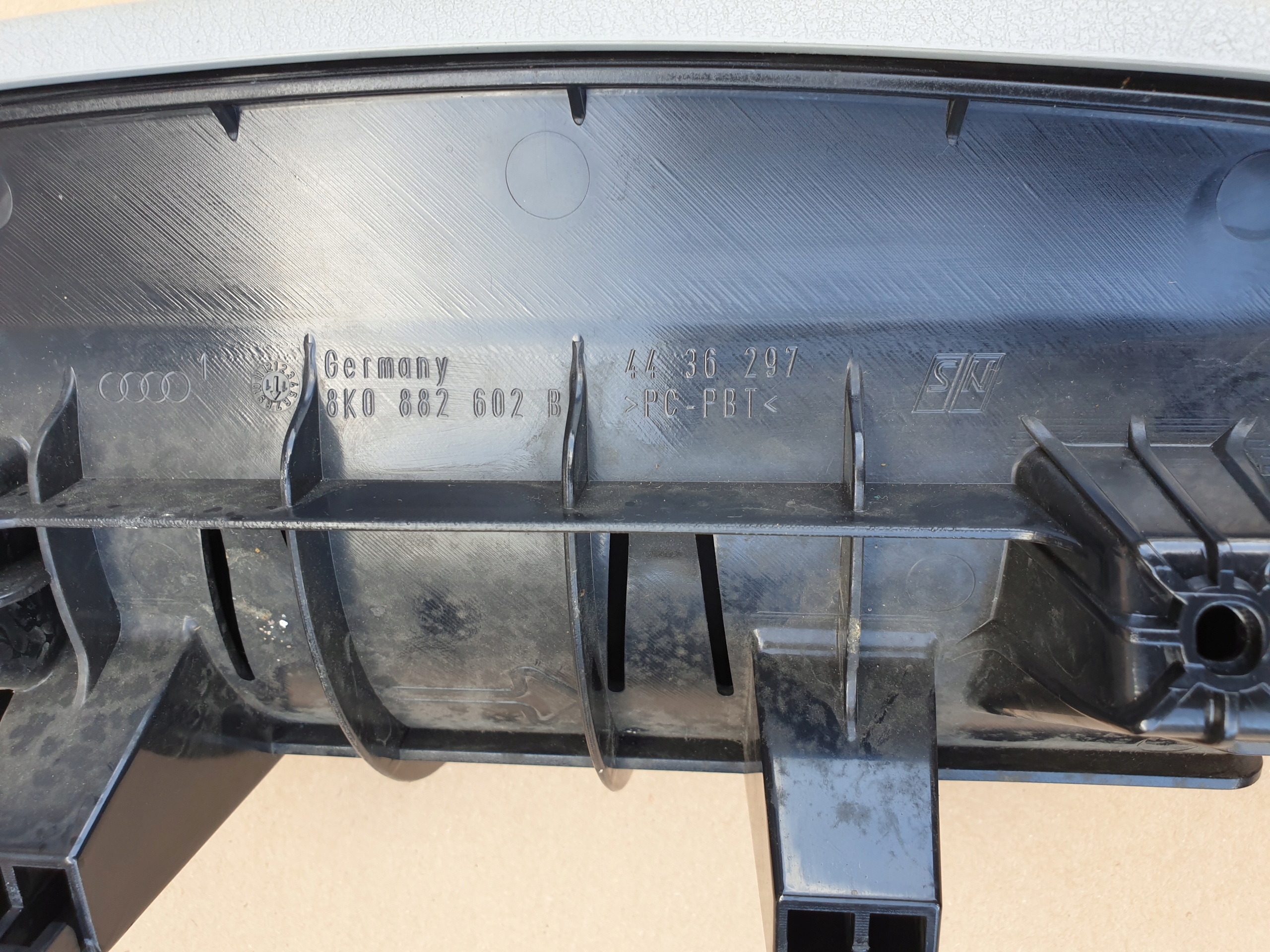 passenger compartment seat front R right AUDI A4 B8 8K A5 8T A6 C7 C7 4G OE colour grey