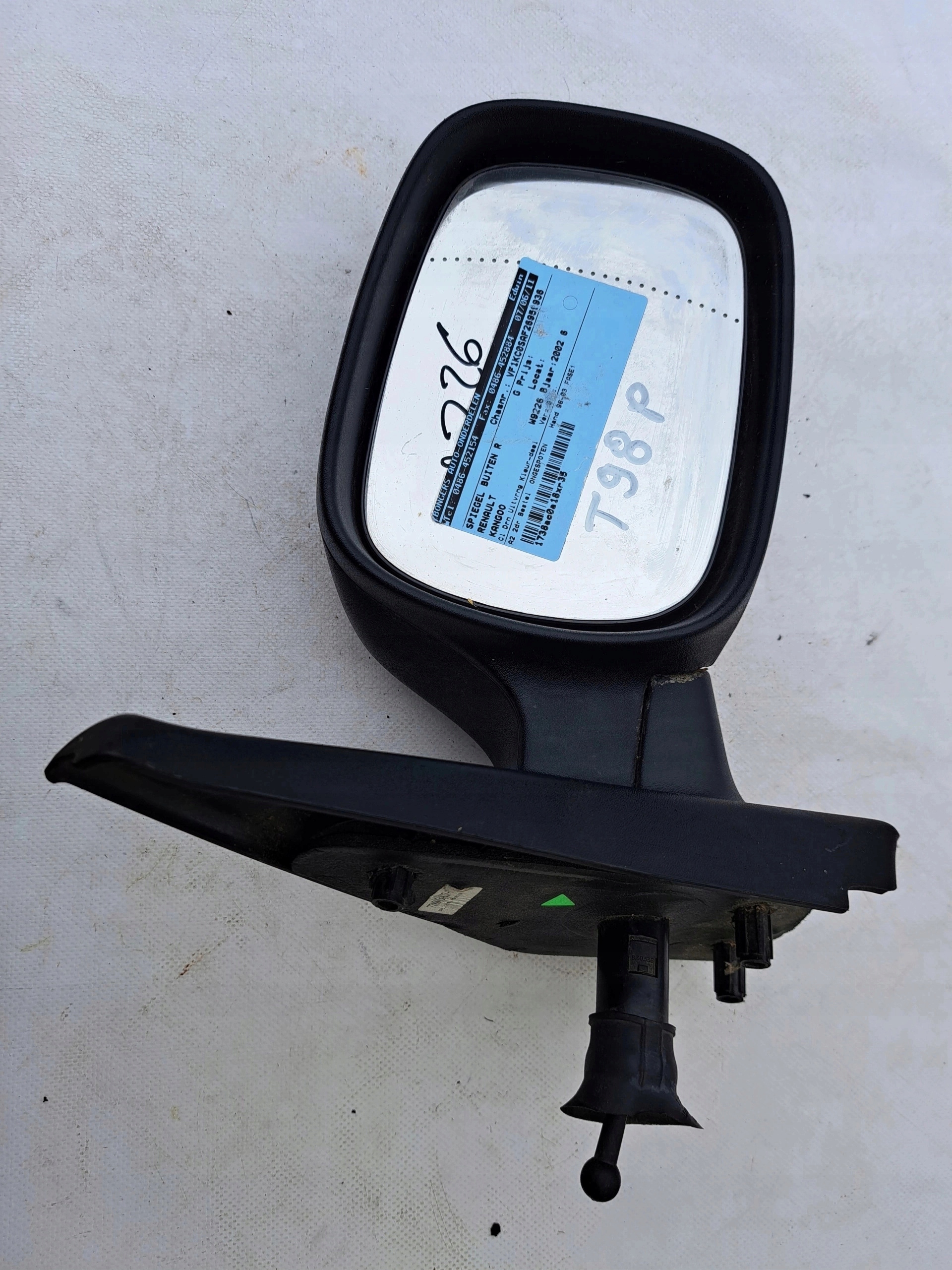 RENAULT KANGOO 98-03 mirror right original