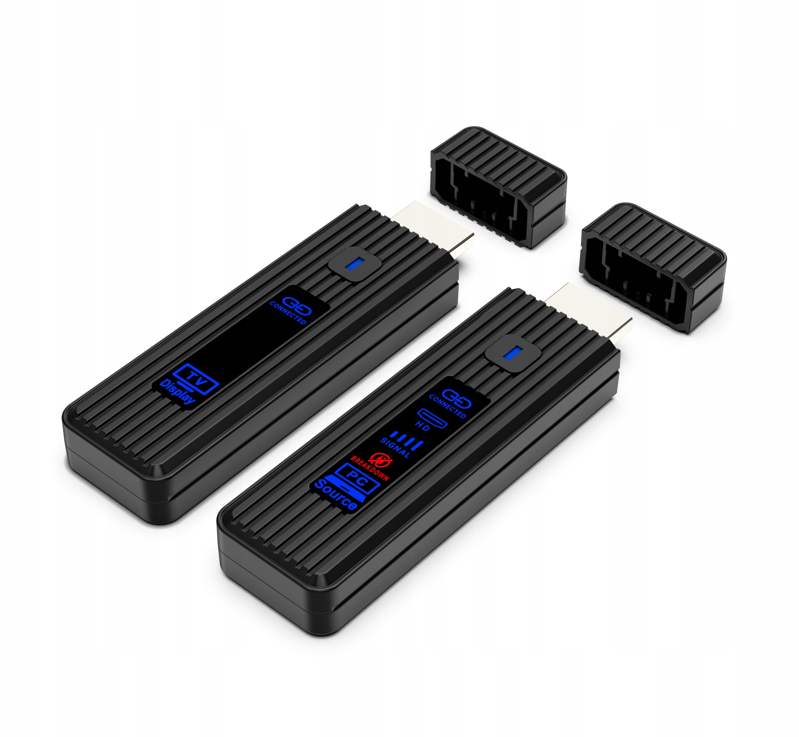 Bezdrôtový vysielač Hdmi 50 m 4K Dvojbandový displej GT-HDWL50D+