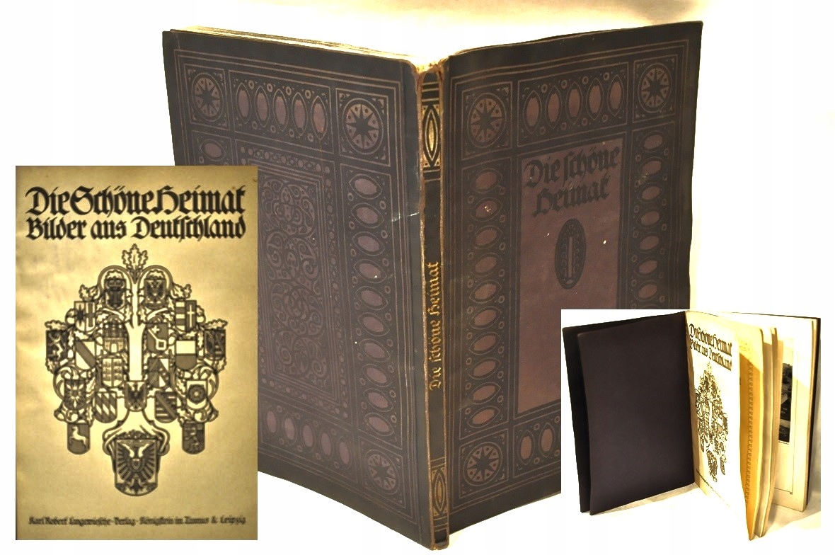 1915 BLAUEN BUCHERN - ALBUM DIE SCHONE HEIMAT PIĘKNA OJCZYZNA /659