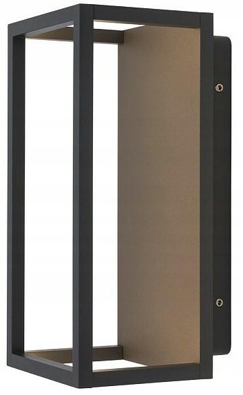 Nástenné svietidlo Pokoj Dom Vonkajšia lampa Symmetry Čierna 7W 3000K IP54