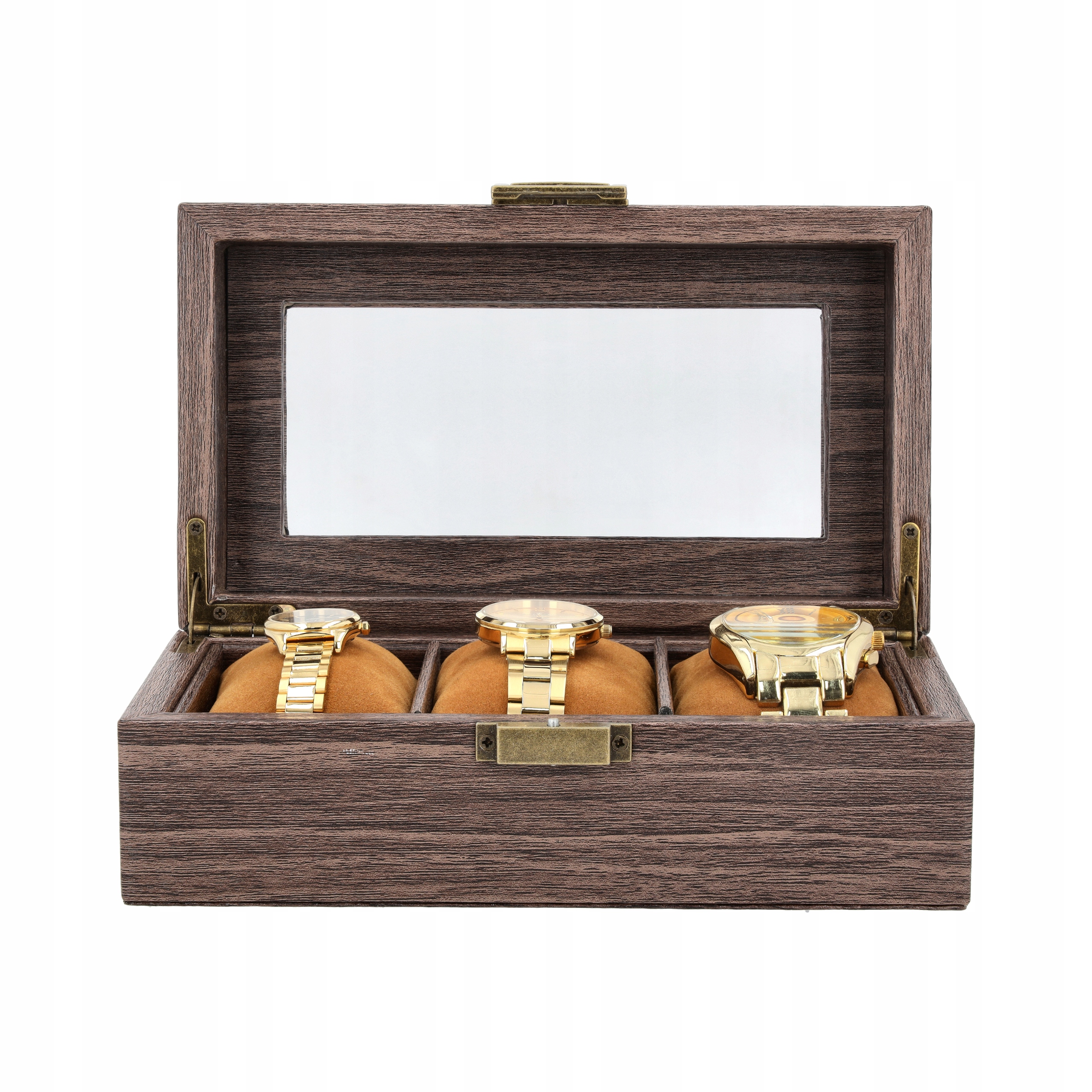 PUDEŁKO ETUI ORGANIZER SZKATUŁKA KUFEREK KUFER KASETKA NA ZEGARKI 3szt G13 Marka Korbi