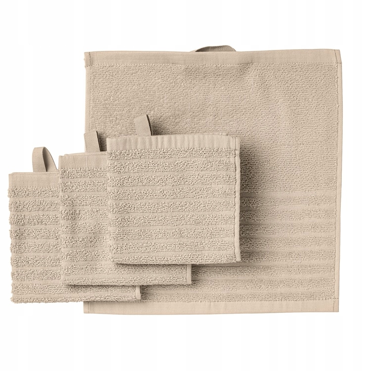 

Ss Ikea Vagsjon Ręcznik do rąk 30x30 4szt beżowy