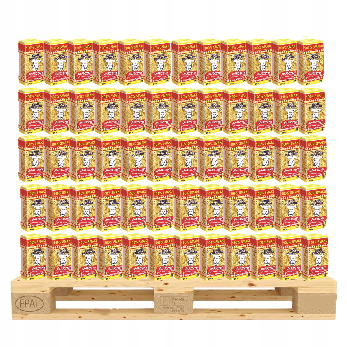 Ekomak Makaron Leon cegiełka 250g x 1152 sztuk