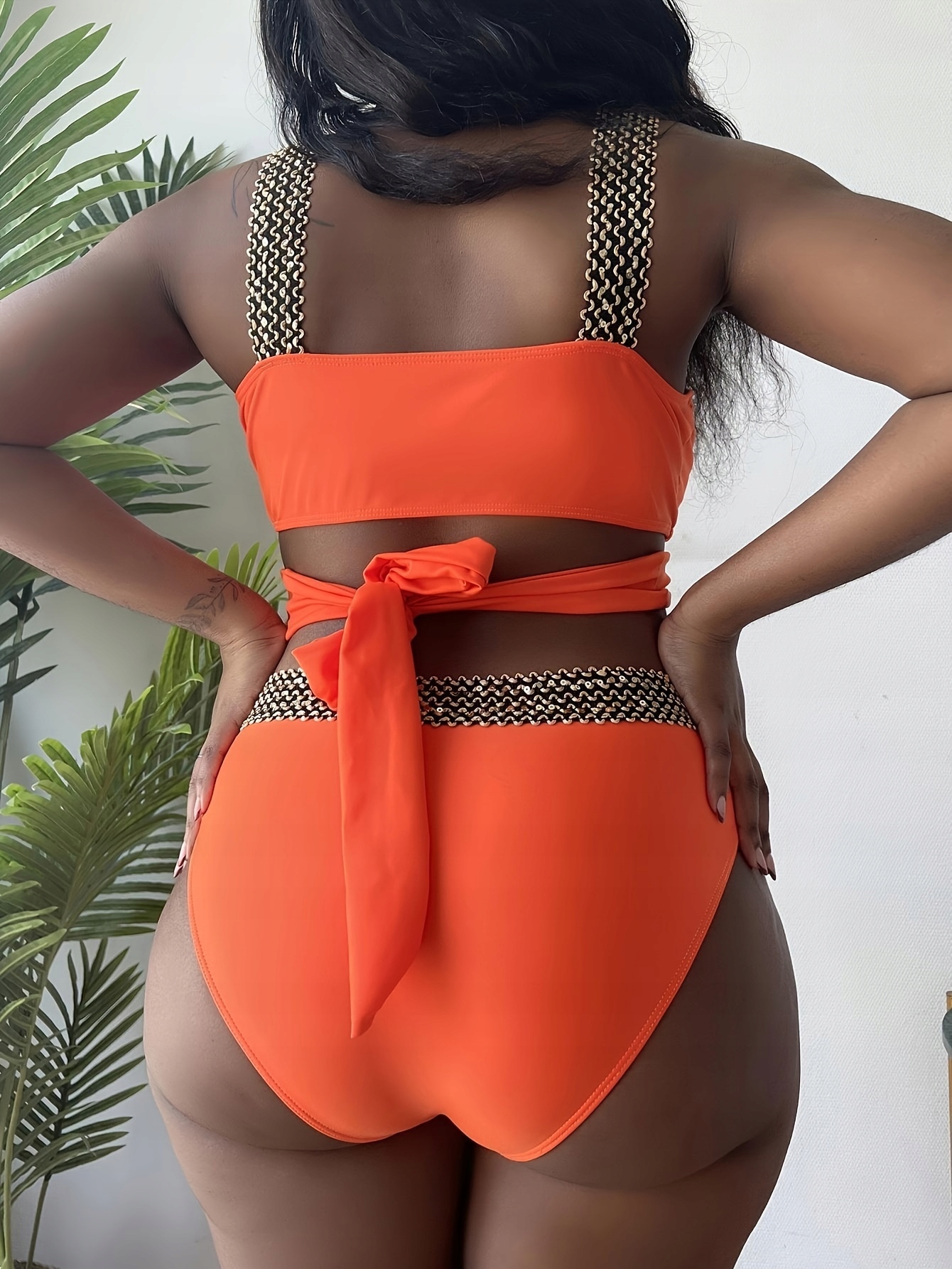 STRÓJ KĄPIELOWY DAMSKI DWUCZĘŚCIOWY PUSH UP BIKINI 4XL Rozmiar 4XL