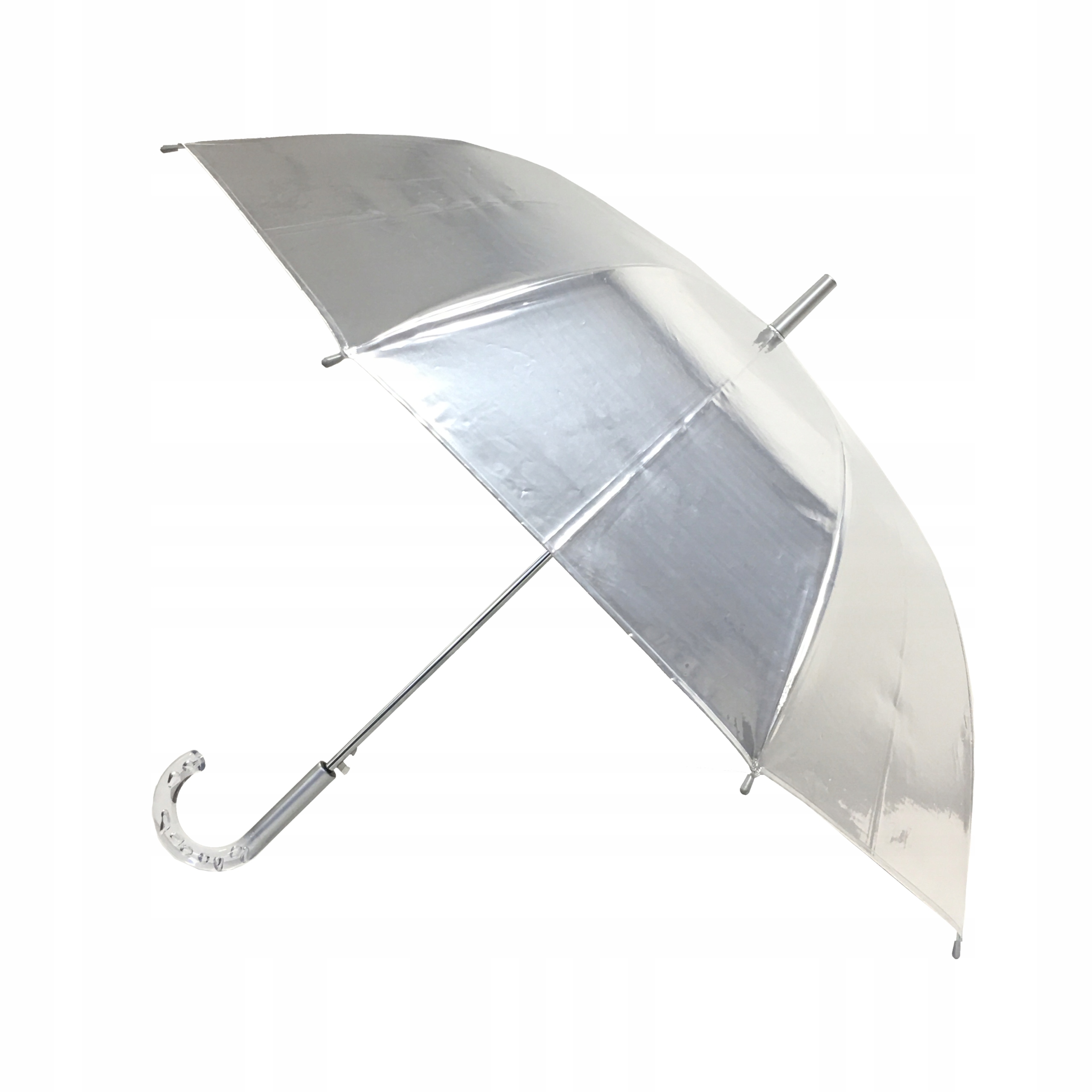 

Srebrny parasol Smati metaliczny, wiatroodporny