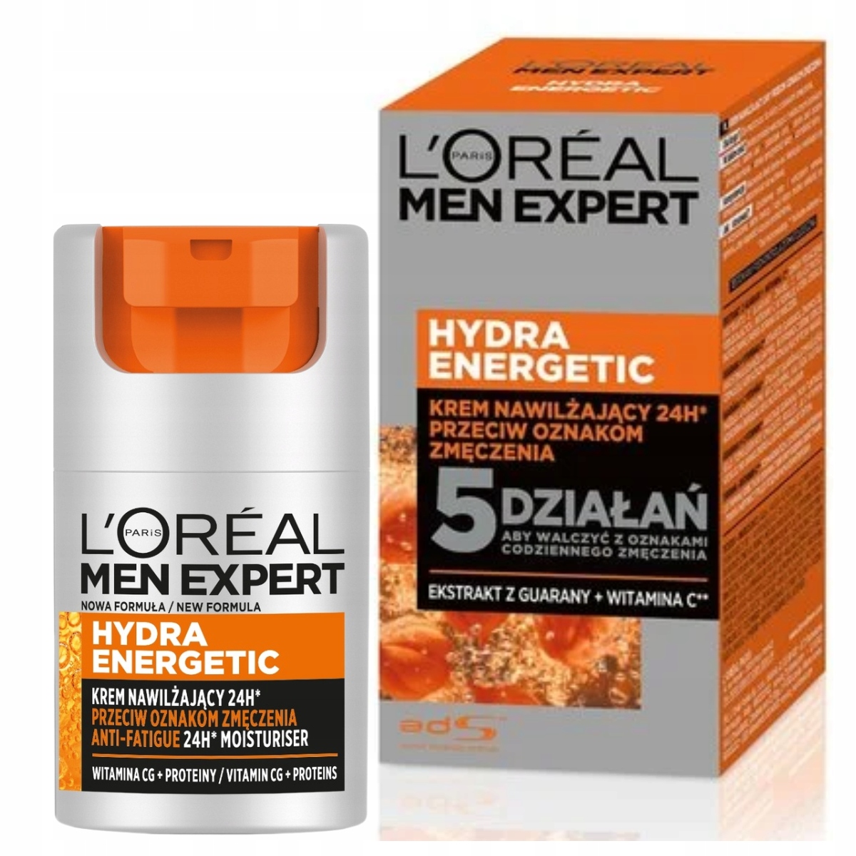 L'Oréal Men Hydra Energetic Hydratační krém na obličej pro muže 50 ml