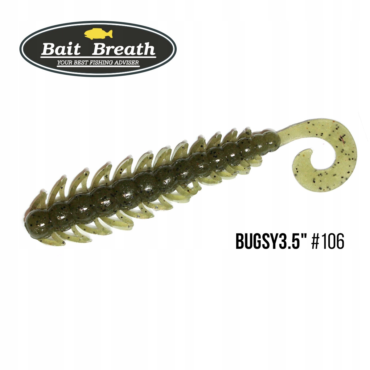 Przynęta miękka Bait Breath Bugsy 3.5" #106 Watermelon/Seed (8 szt)