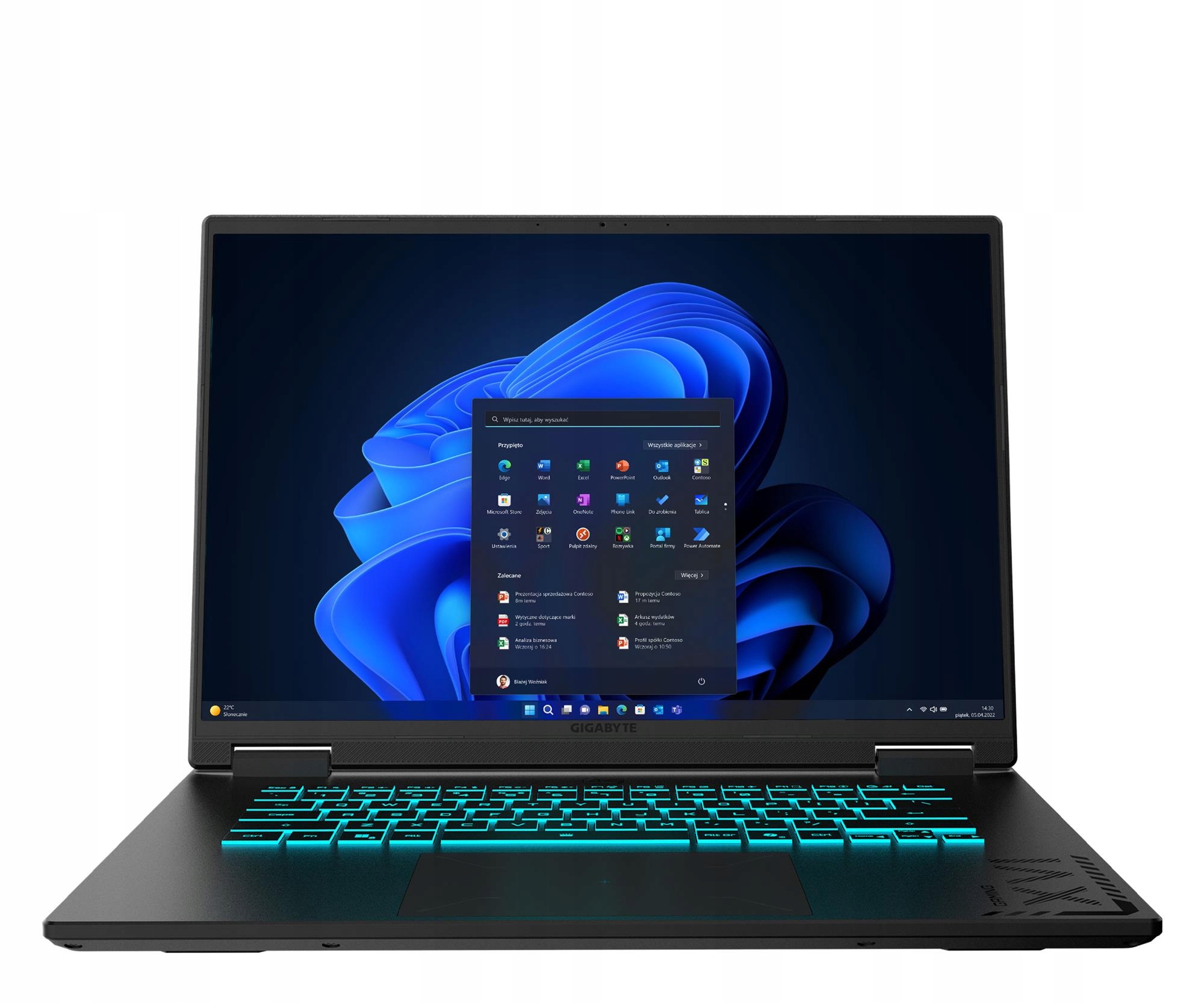 Laptop Gigabyte Gaming A16 i7-13620H 64GB 1TB+1TB W11PX RTX5060 165Hz