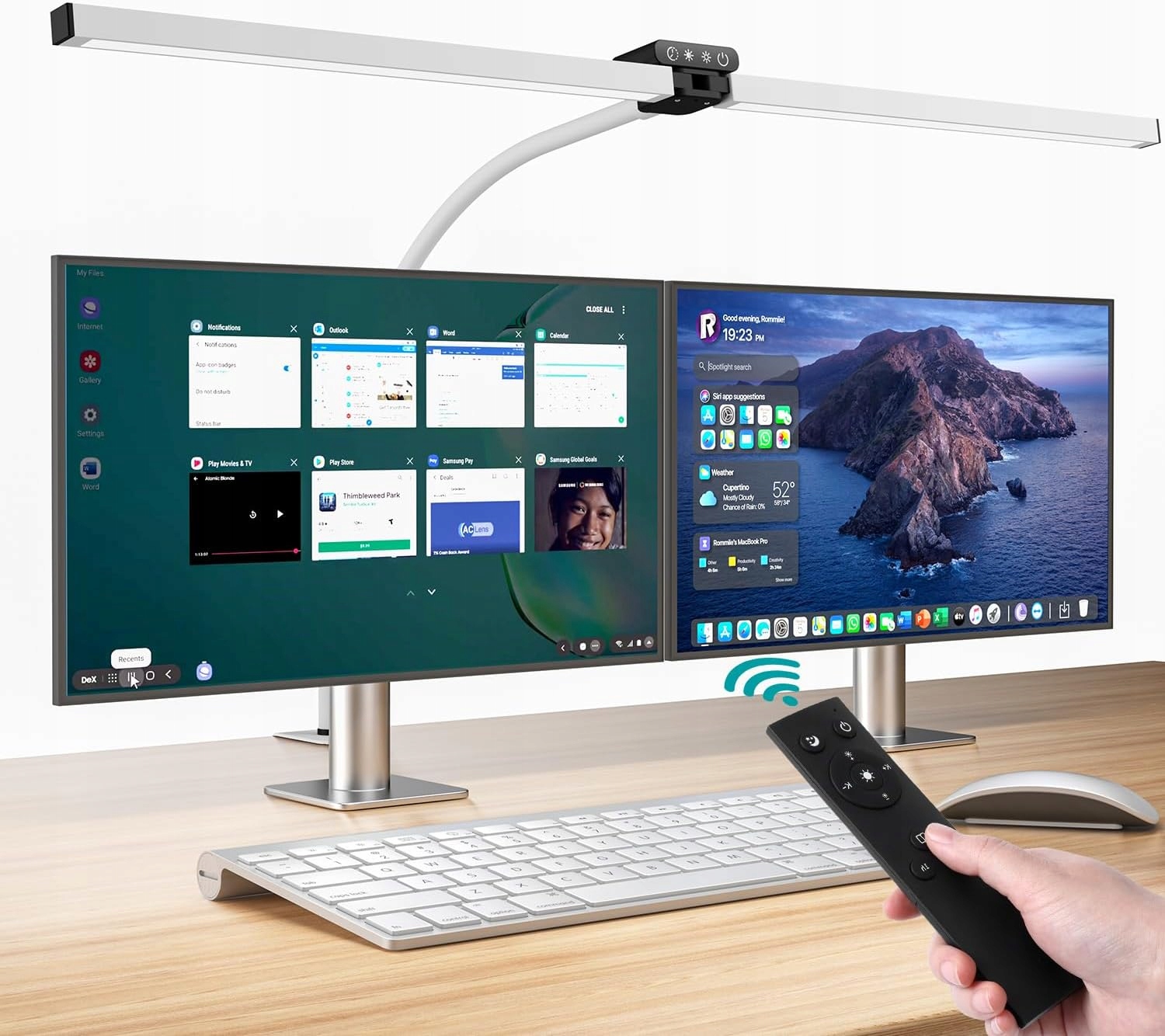 Stolná Lampa Led 80 CM Vatato M038 Nastaviteľná Pre Monitor