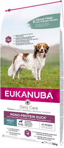 Eukanuba Daily Care Mono-protein Duck Kaczka 12kg