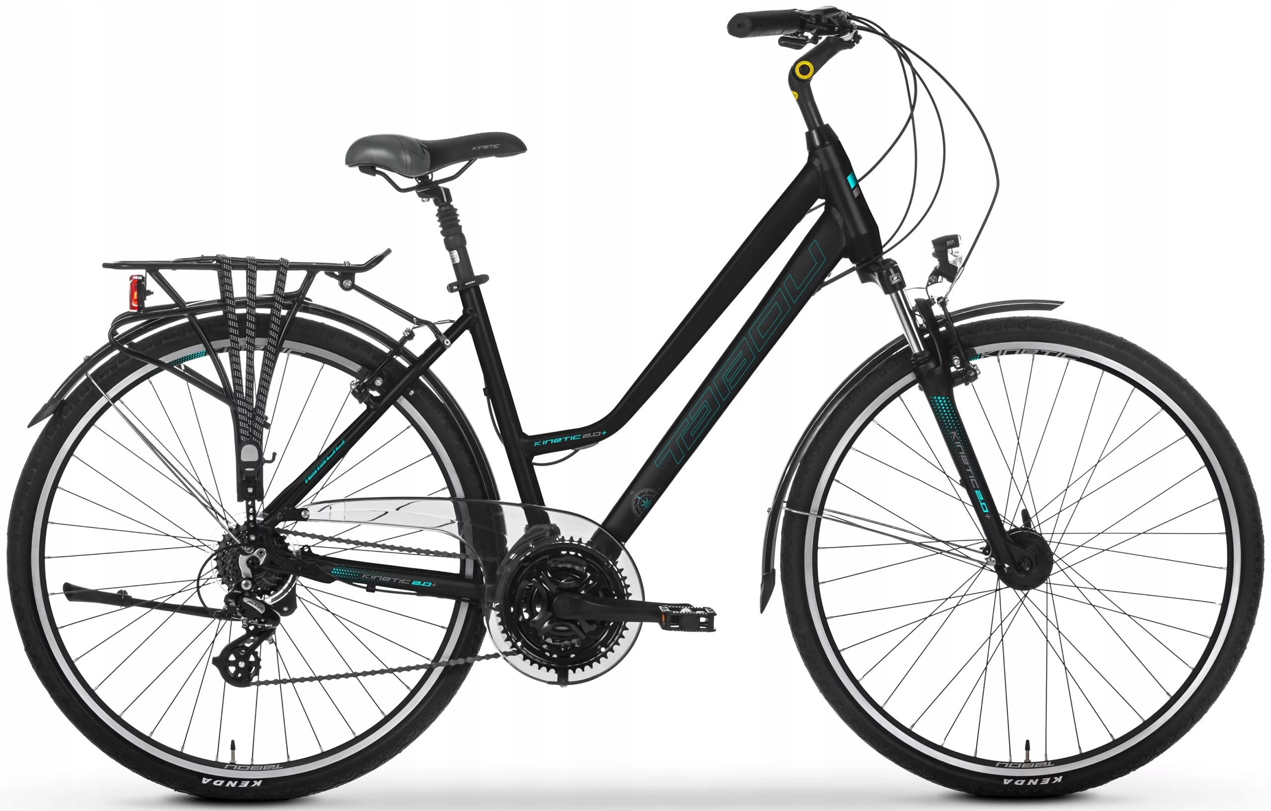 Tabou Kinetic 2.0 Plus trekkingowy rama 17 cali koło 28 " czarny komplet