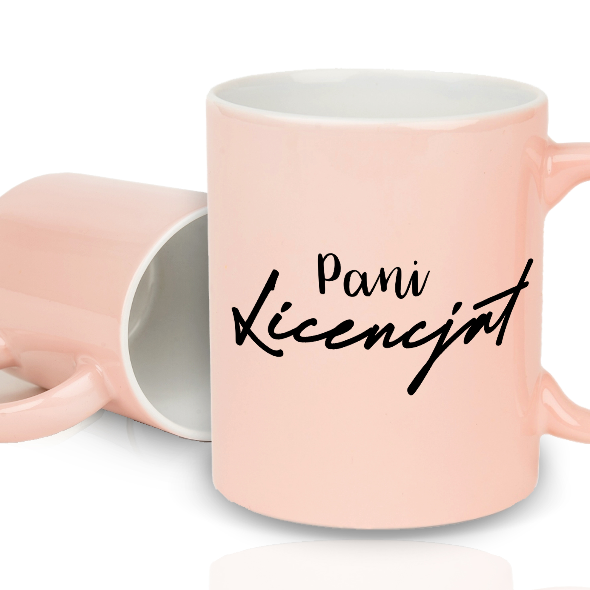 Kubek LIGHT PINK Na Prezent DLA PANI LICENCJAT Wz