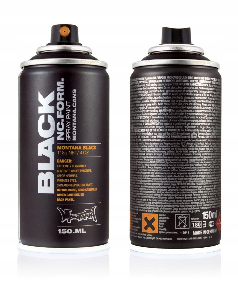 Farba Montana Black Spray 150ML Blk 9001 Czarny