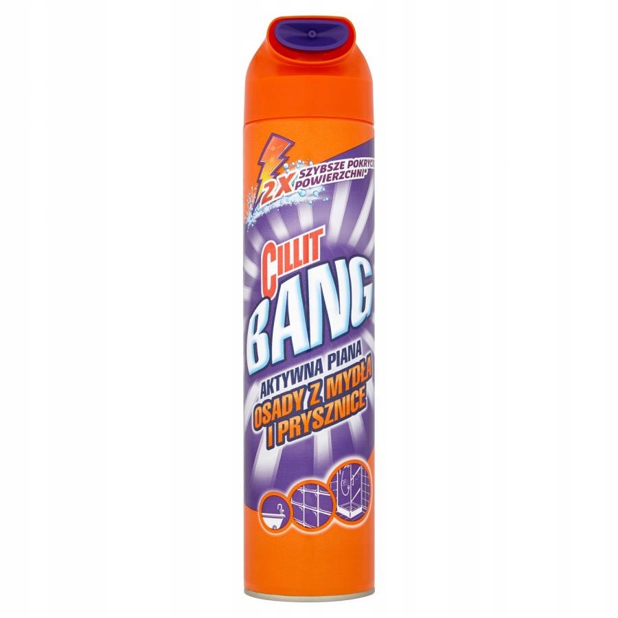 

Cillit Bang Piana Osady z Mydła Prysznice 600ml