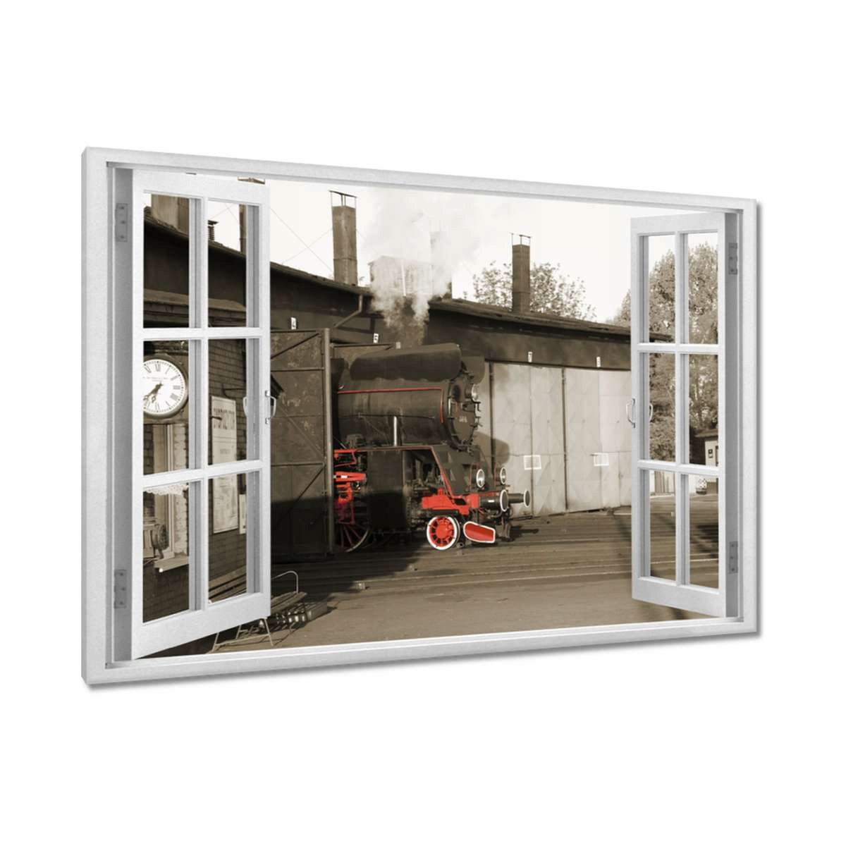 Obrazy 120x80 Wolsztyn Parovoz Ol 49-69