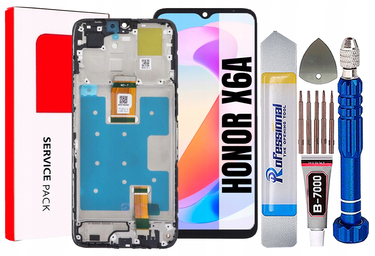 Displej Pro Honor X6A Originál LCD Rámeček