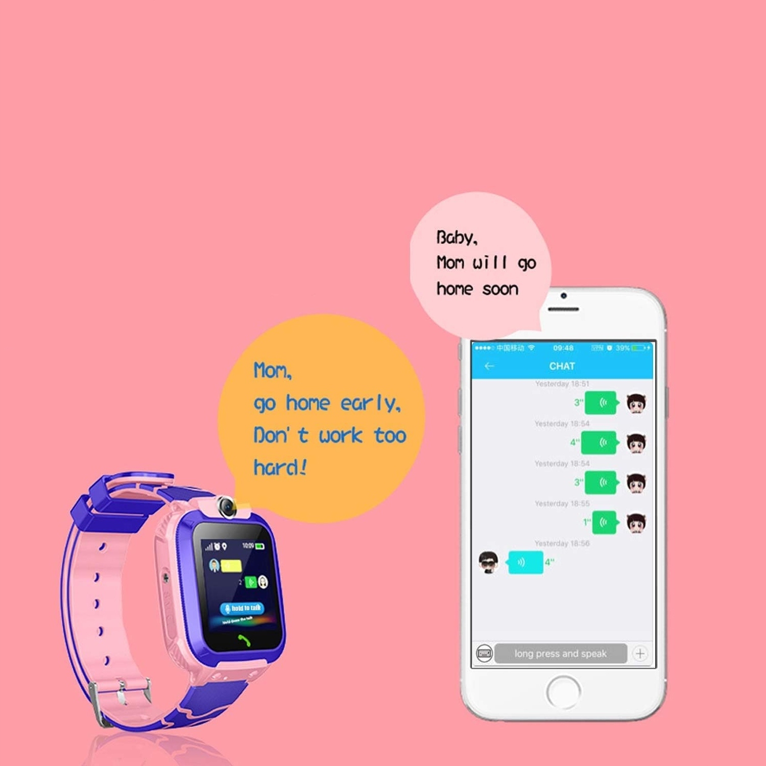 SMARTWATCH ZEGAREK DLA DZIECKA PREZENTY ŚWIĄTECZNE Marka bez marki