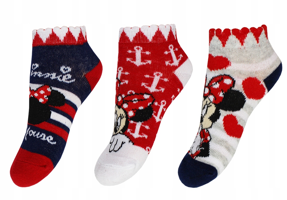 

Myszka Minnie Stopki Dla Dziewczynki 3-PAK 31/34