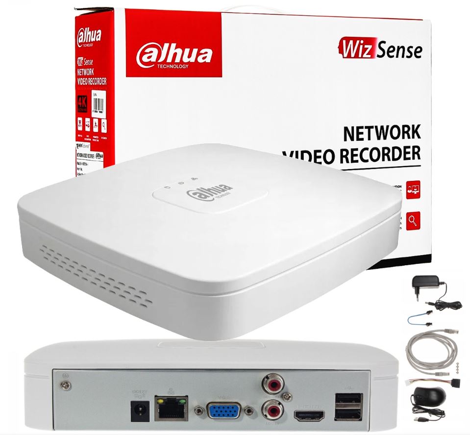 

Rejestrator Dahua NVR4108-4KS2/L 8 kanałów Ip 8MPX