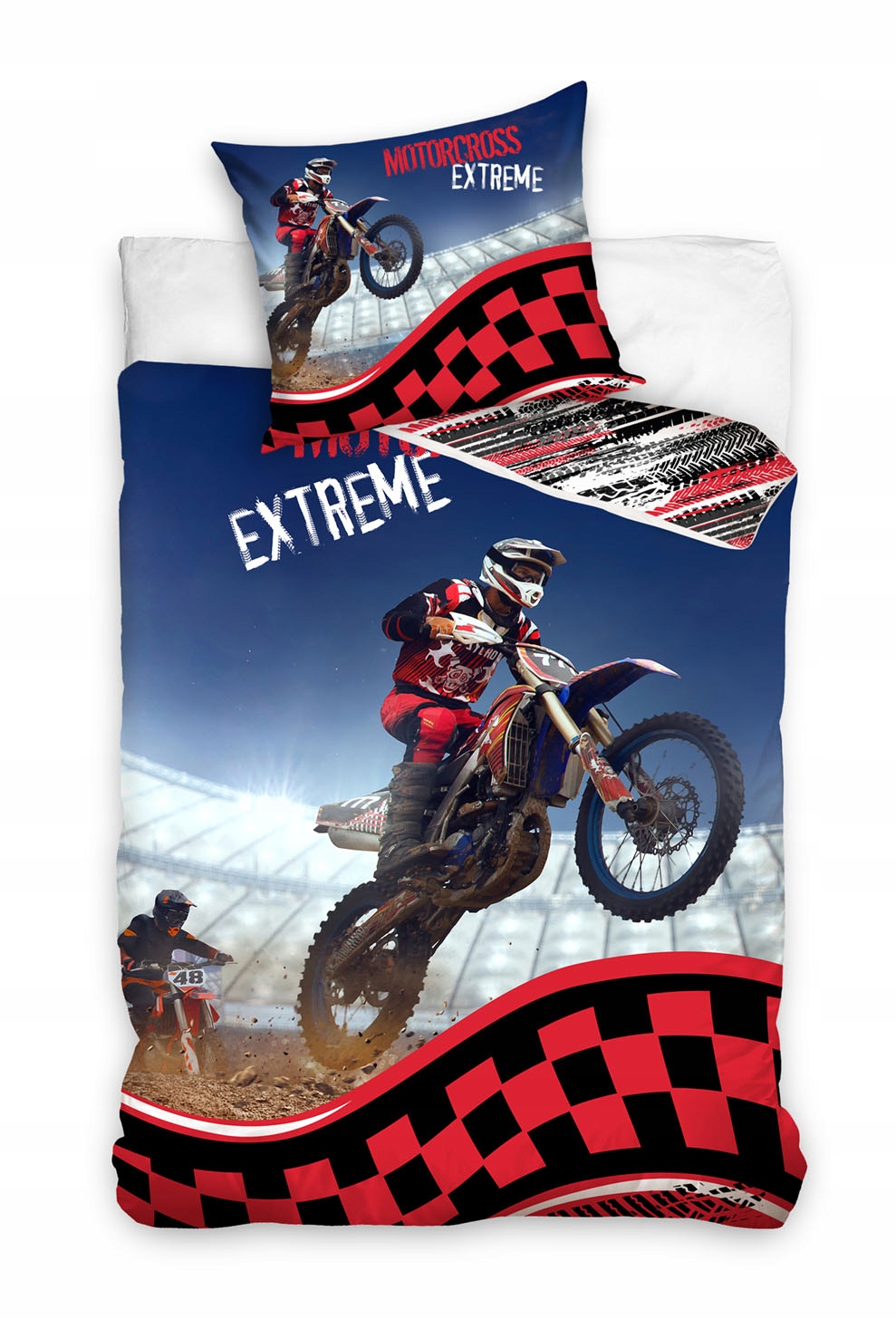 

Pościel 3D Motocykl Cross Motor Real Foto 160x200