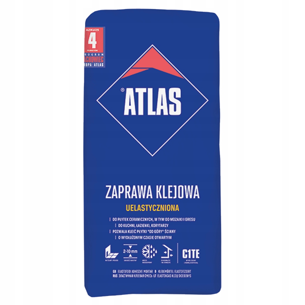 

Atlas Zaprawa Klejowa Uelastyczniona 25KG