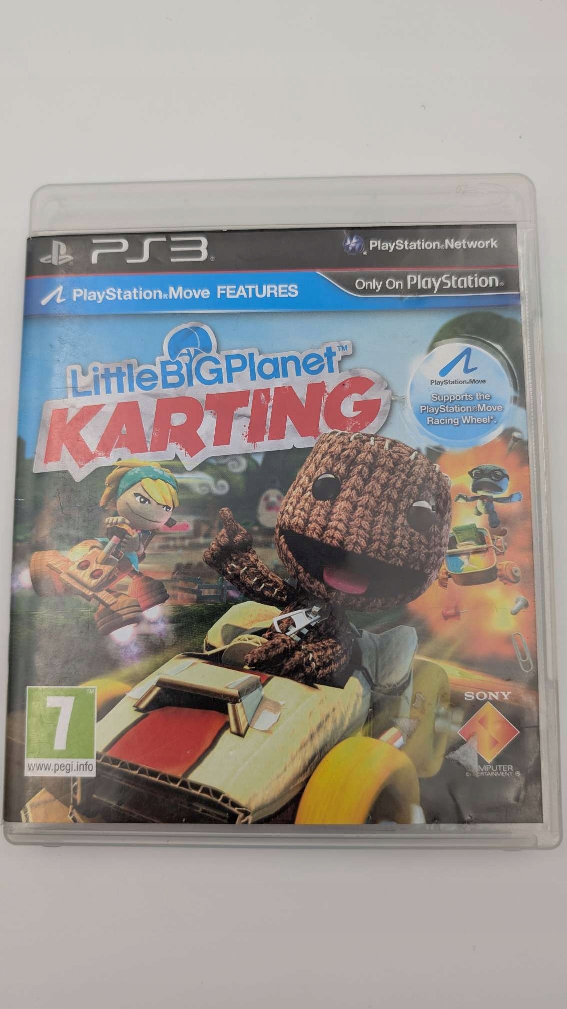 PS3 Little Big Planet Karting Wyścigowa 2 Graczy w Folii