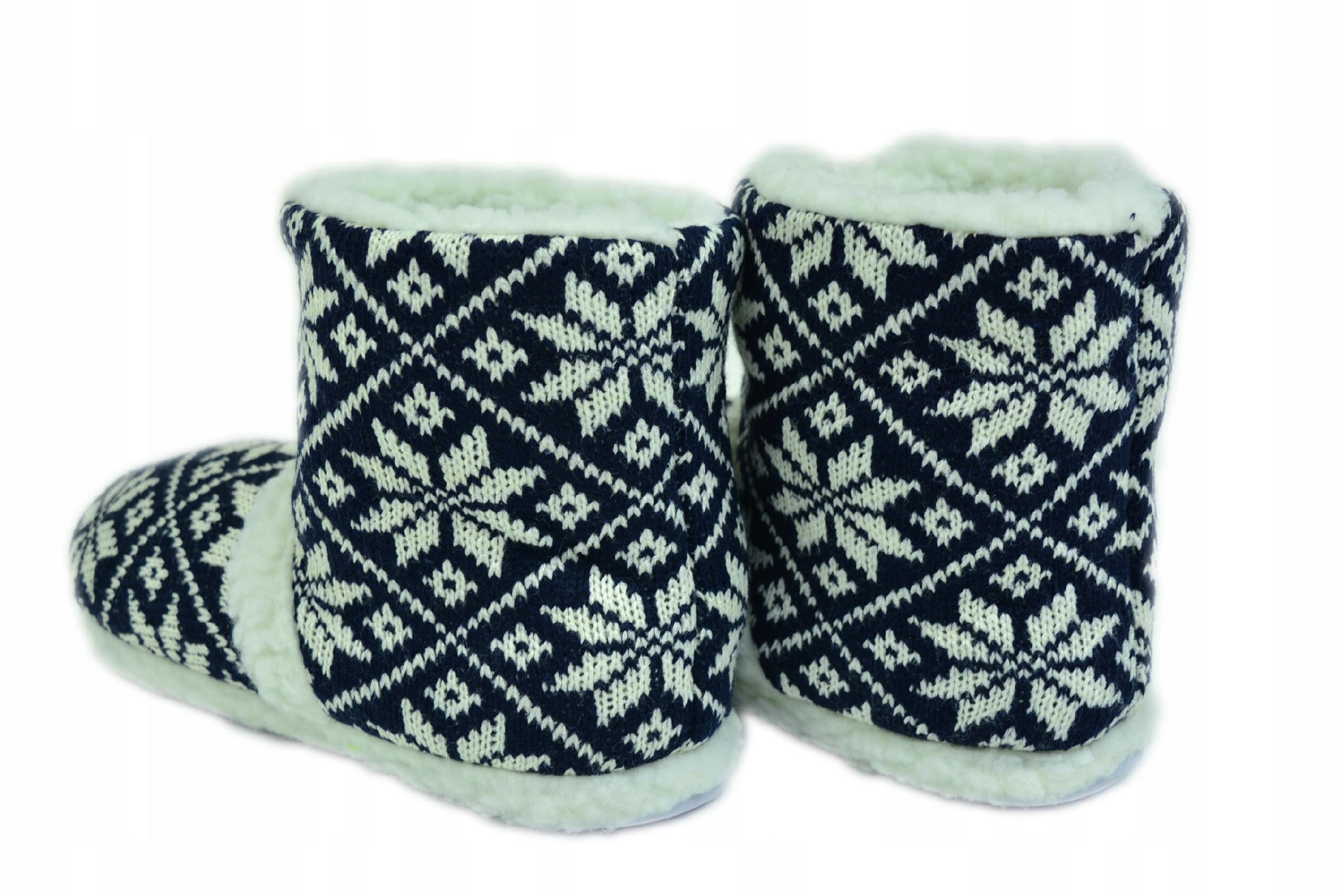 

Bambosze Walonki Kapcie Domowe Ciepłe Zima 36/37