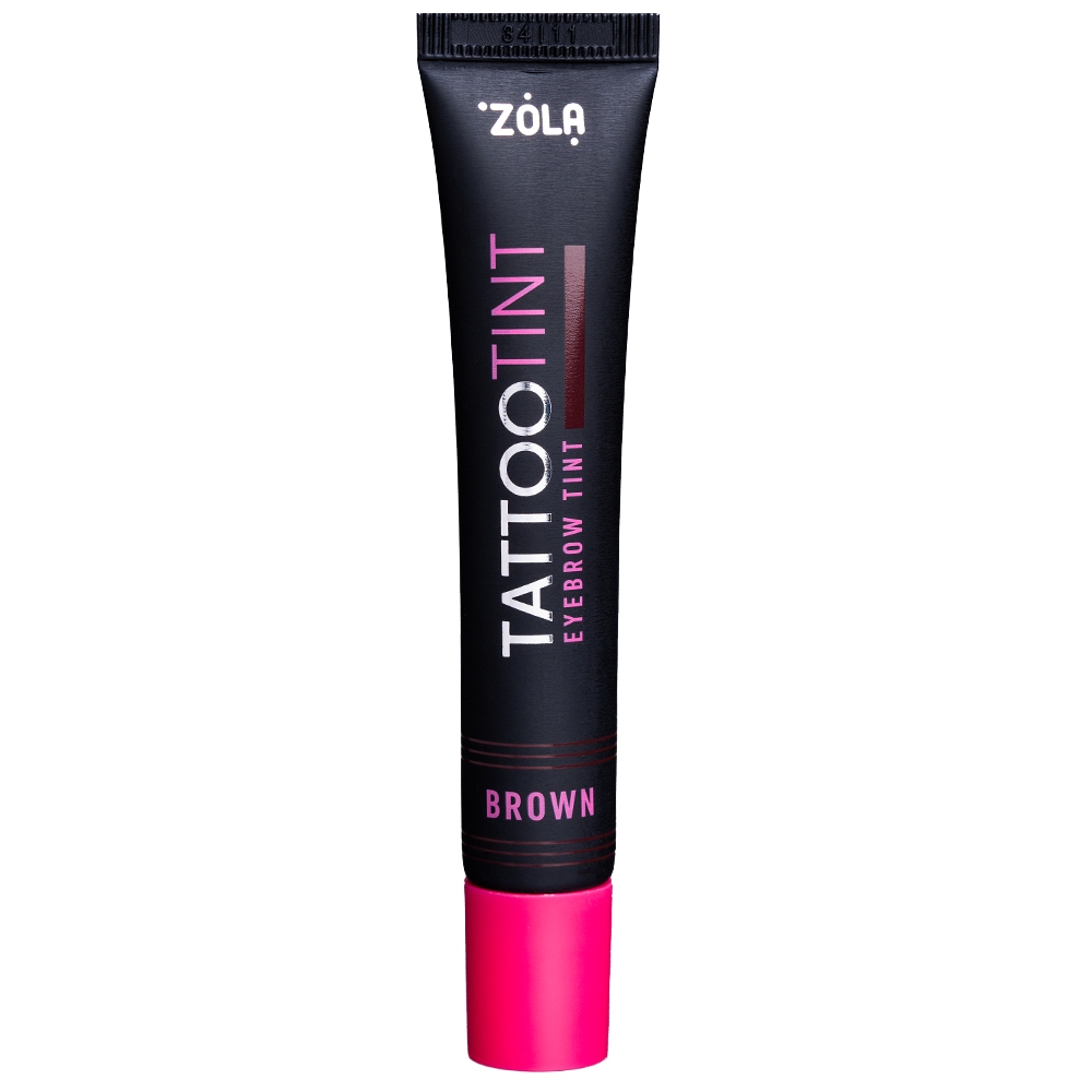 Zola barva na obočí a řasy Tattoo Tint Brown hnědá 15 ml