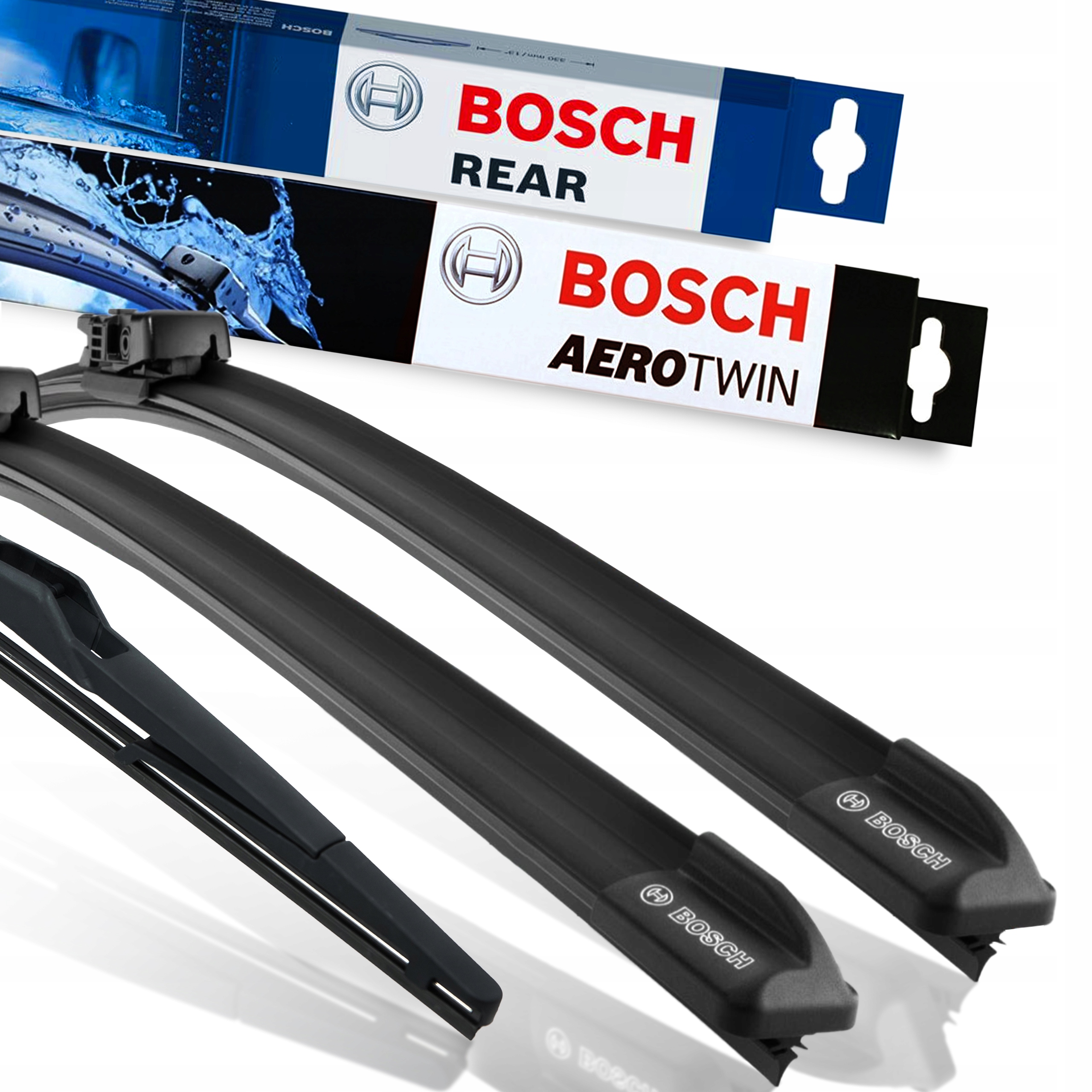 Wycieraczki Bosch Aerotwin Zestaw A106S+H304 Opel Grandland X 10.2017-