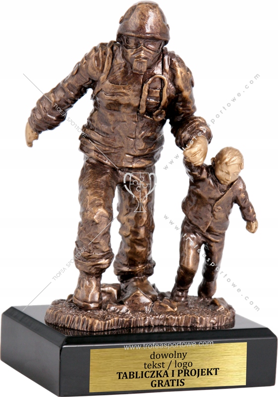 Figurka Straż Pożarna Strażak 19cm + GRAWER GRATIS