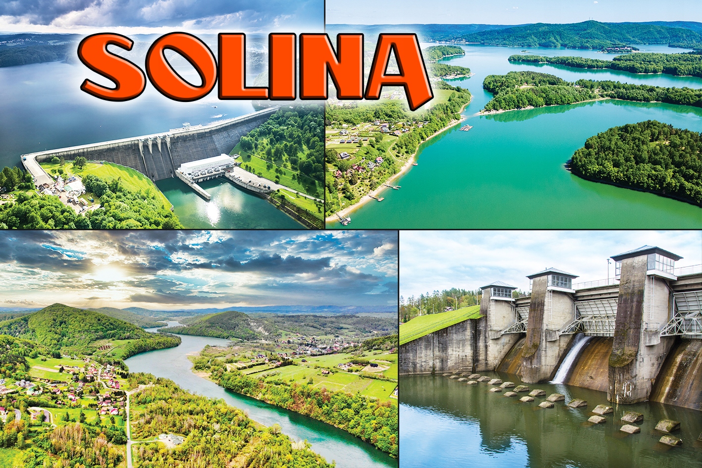 Magnesy na lodówkę miasta - SOLINA