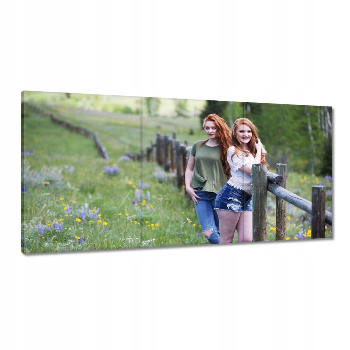 Obrazy 180x90 Červené panny na móle