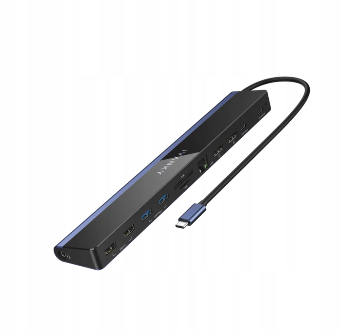 Stacja dokująca uniwersalna 6w1 iVANKY EdgeDock1 Usb-c 96W 4xUSB 3.0 Sd Tf