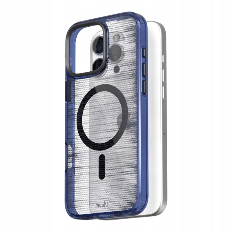 Moshi iGlaze MagSafe – Puzdro na iPhone 16 Pro Max (Dusk Indigo)